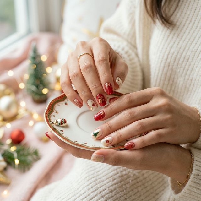 クリスマスネイル