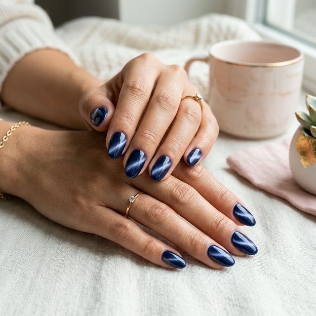 キャッツアイジェル ネイビー