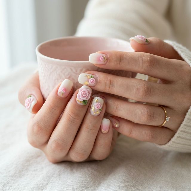 3Dフラワー 薔薇アート