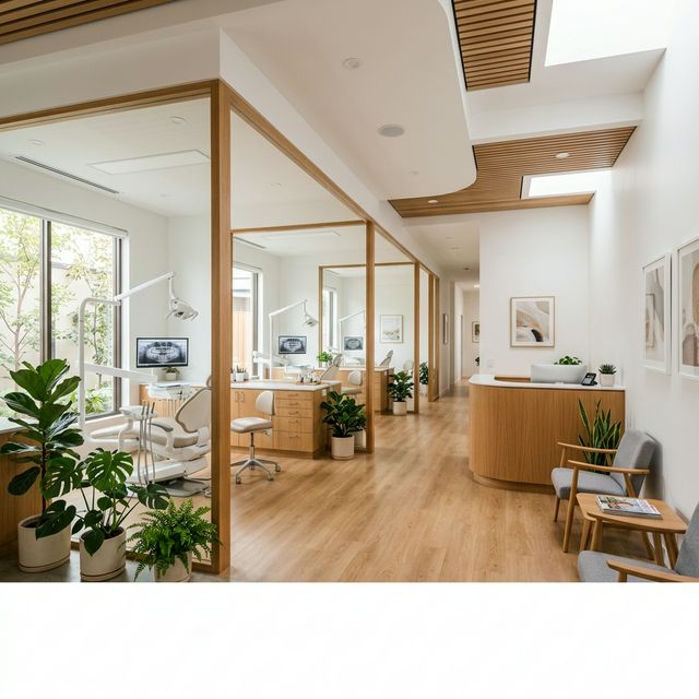 清潔感のあるクリニック内装