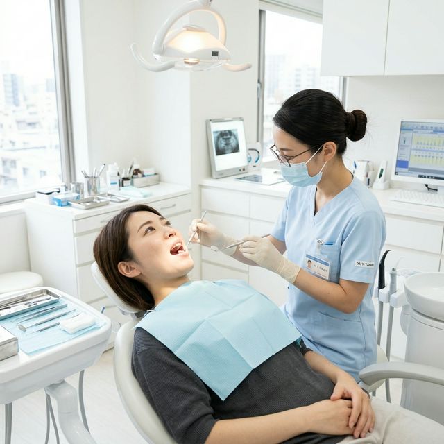 一般歯科の診察風景