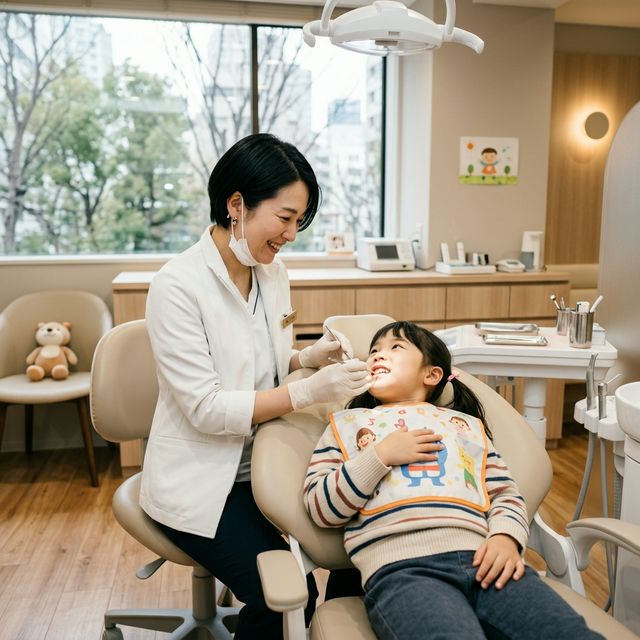 優しい小児歯科の診察