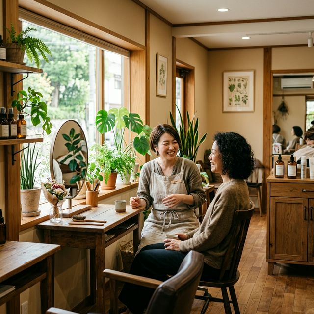 店内の様子とスタッフ